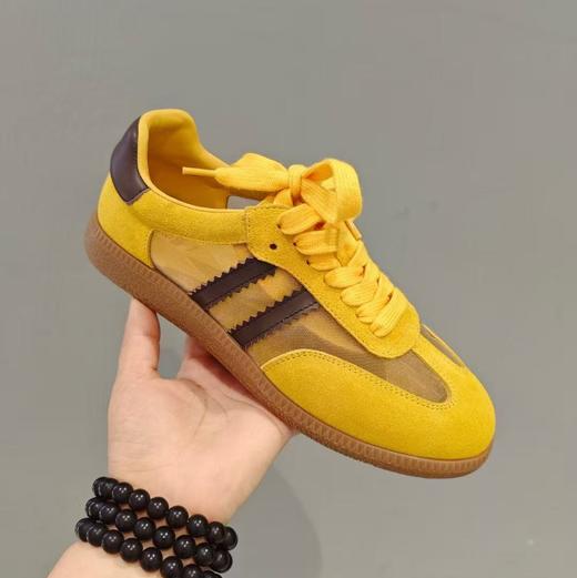 【夏季新款】西村名物2025年夏季新款舒适透气平底防滑多彩拼接德训鞋X25CM39241 商品图2