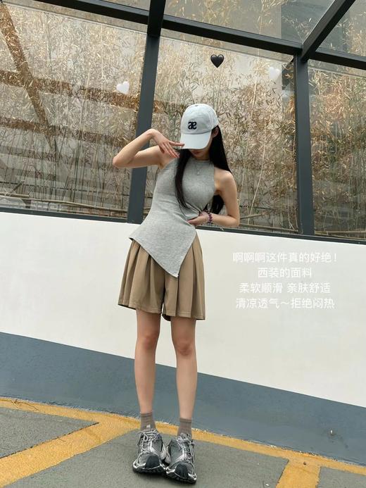 优选丨耐尔 阔腿西装短裤（女款） W4031 商品图6