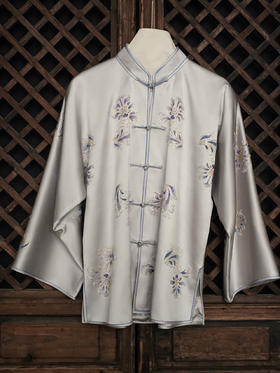 盛唐牡丹大师系列| 重工盘金烟花朵朵苏绣外套