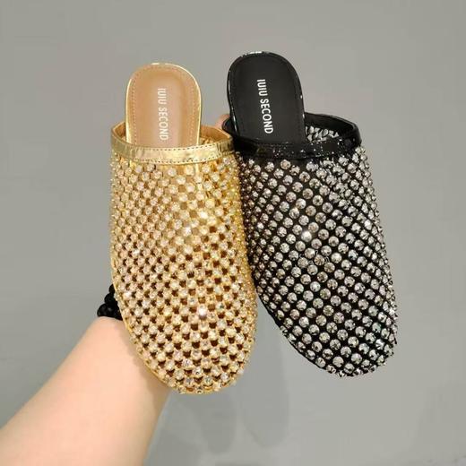 【夏季新款】西村名物2025年夏季新款舒适平底包脚镂空后空拖鞋U25AH16631 商品图0