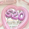 【520我爱你】数字蜡烛如图1套 商品缩略图0