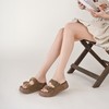 【夏季新款】西村名物2025年夏季新款舒适平底包脚露趾后空拖鞋X25BJ21061 商品缩略图4