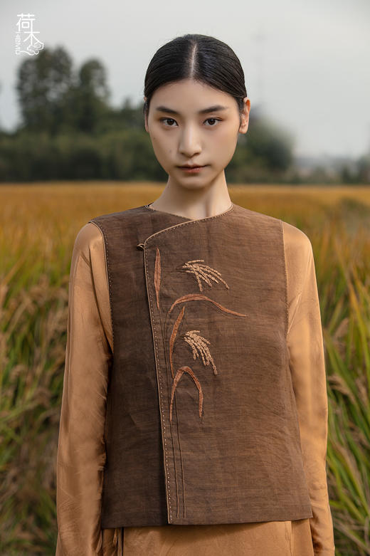 荷木HEMU丨稻谷高定·马甲 商品图3