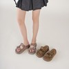 【夏季新款】西村名物2025年夏季新款舒适平底包脚露趾后空拖鞋X25BJ21061 商品缩略图0