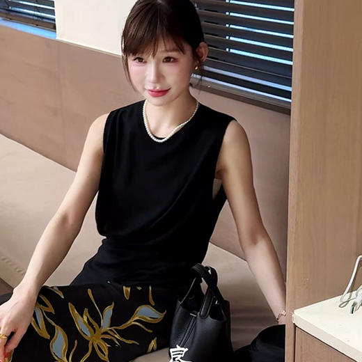 【预售7天】美丽诺羊毛上衣&缎面印花半裙866065 商品图1