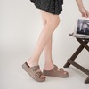 【夏季新款】西村名物2025年夏季新款舒适平底包脚露趾后空拖鞋X25BJ21061 商品缩略图1
