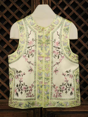 盛唐牡丹大师系列| 重缎手绣牡丹马甲