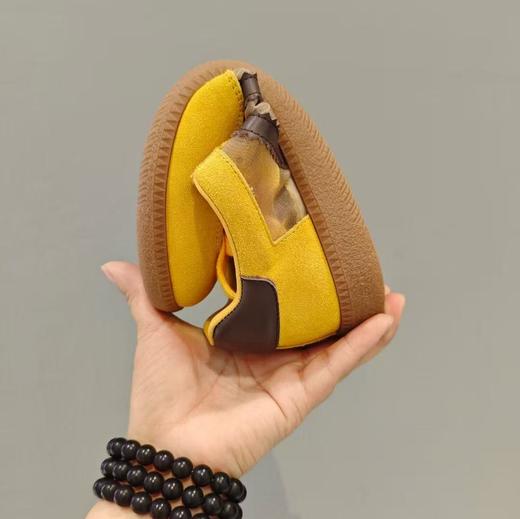 【夏季新款】西村名物2025年夏季新款舒适透气平底防滑多彩拼接德训鞋X25CM39241 商品图5