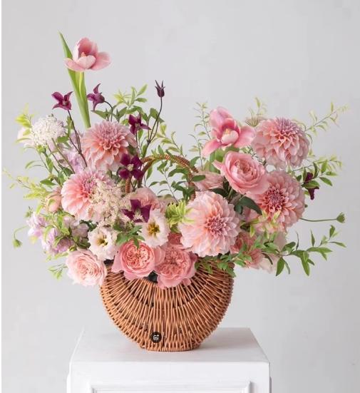 仿藤半月手提篮（套二） 商品图1