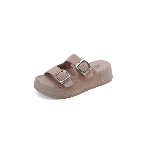 【夏季新款】西村名物2025年夏季新款舒适平底包脚露趾后空拖鞋X25BJ21061 商品图8