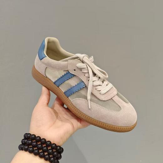 【夏季新款】西村名物2025年夏季新款舒适透气平底防滑多彩拼接德训鞋X25CM39241 商品图4