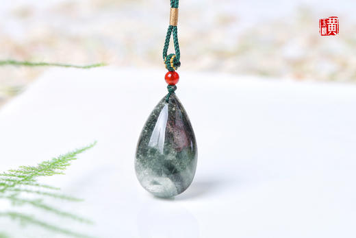 绿幽灵水晶吊坠 配精美挂绳 商品图5