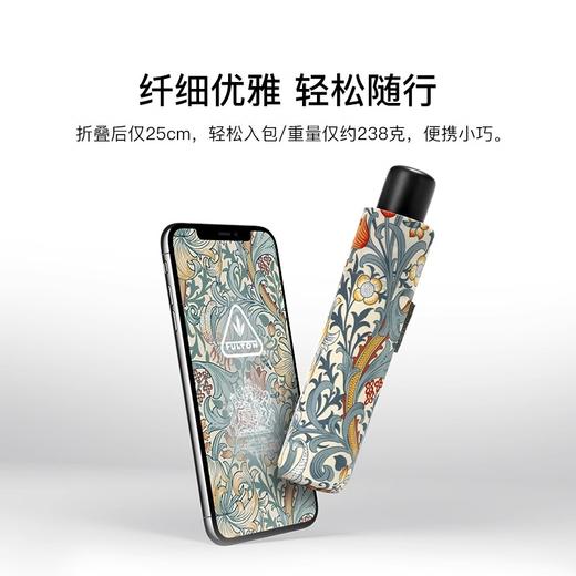 UPF50+防晒富尔顿FULTON英国进口MORRIS金百合雨伞防晒 商品图0