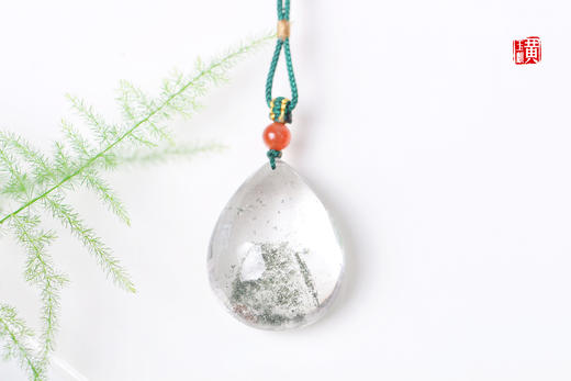 绿幽灵水晶吊坠 配精美挂绳 商品图5