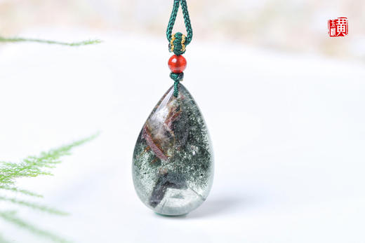 绿幽灵水晶吊坠 配精美挂绳 商品图3