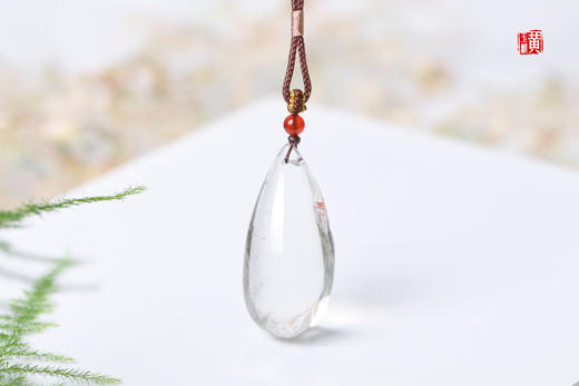 绿幽灵水晶吊坠 配精美挂绳 商品图2