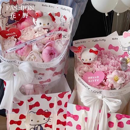 KT猫卡通包装纸   （10张） 商品图3