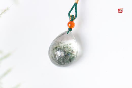 绿幽灵水晶吊坠 配精美挂绳 商品图3
