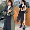 清仓价【诗铭洛可】A323风衣外套 大码撞色长款风衣外套 商品缩略图2