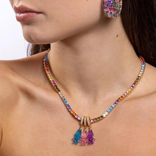 订购4周到｜CRYSTAL HAZE-Serena-彩虹 项链［挪威设计师］ 商品图1