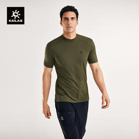 KAILAS凯乐石 男款 XM1美利奴羊毛高圆领T恤 KG2517124