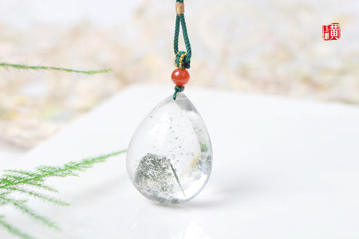 绿幽灵水晶吊坠 配精美挂绳 商品图6