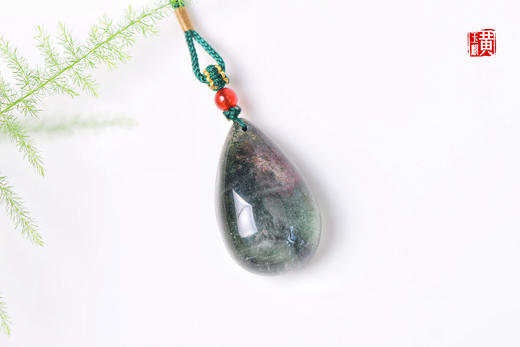 绿幽灵水晶吊坠 配精美挂绳 商品图4