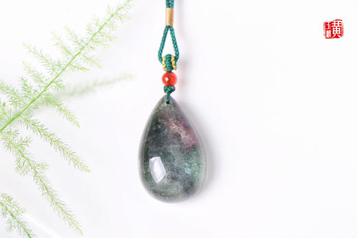 绿幽灵水晶吊坠 配精美挂绳 商品图2