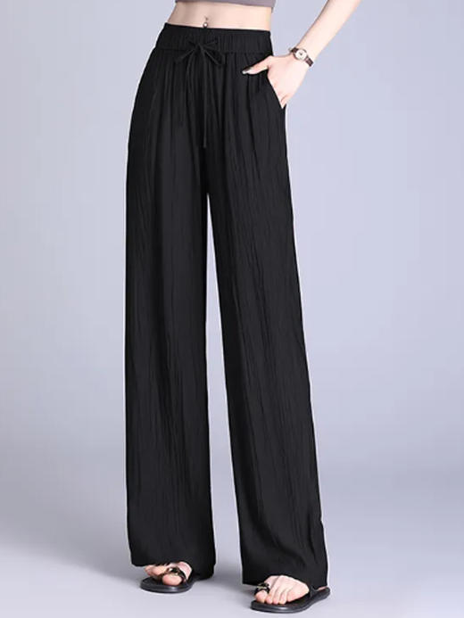 【百图lulu定制】【冰丝山本裤】冰凉 宽松 慵懒风 山本裤 小个子常规版可选 商品图11