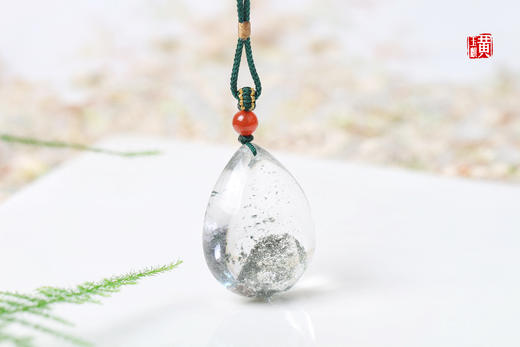 绿幽灵水晶吊坠 配精美挂绳 商品图2