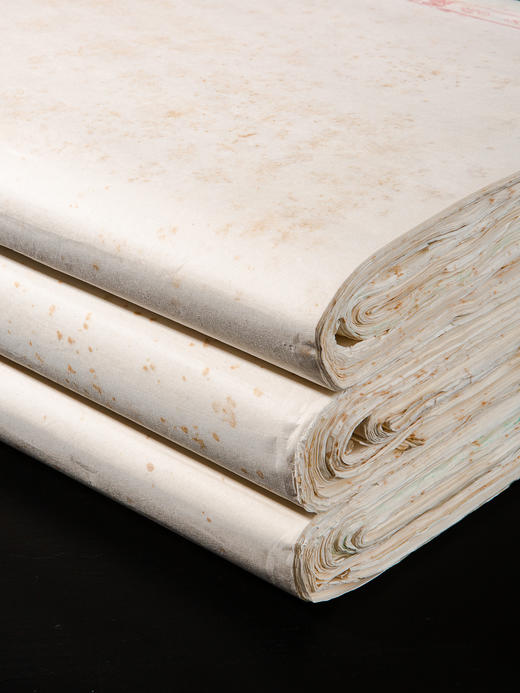 70-80年十竹斋制尺八屏木版水印松树大画笺（单张） 商品图4