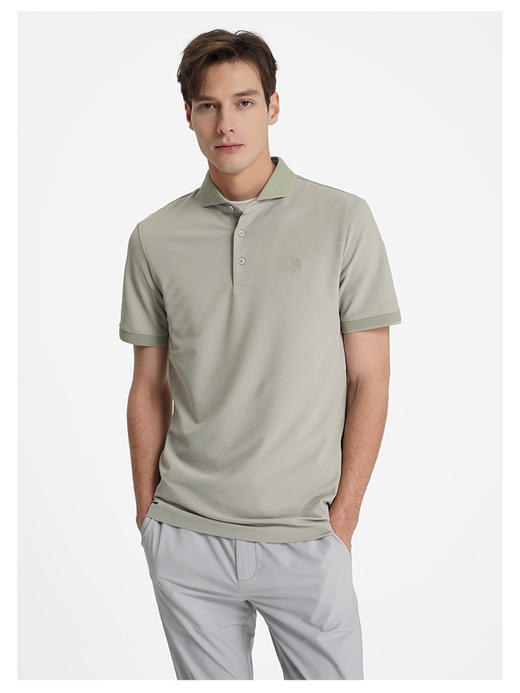 callisto绿色简约透气T恤 商品图2