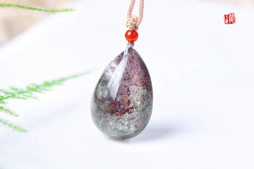 红幽灵水晶吊坠 配精美挂绳 商品图4