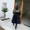 清仓价【诗铭洛可】A323风衣外套 大码撞色长款风衣外套 商品缩略图3