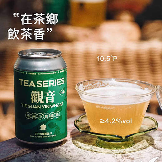 【保质期至2026.03.12】沙坡尾·铁观音闽南小麦啤酒 4.2%vol 商品图3