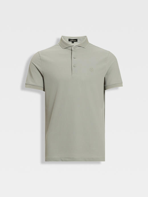 callisto绿色简约透气T恤 商品图0