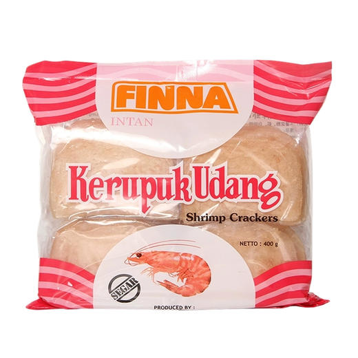 印度尼西亚进口FINNA虾片（红袋）400g 商品图5