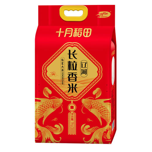 十月稻田 东北大米 辽河长粒香5kg 商品图3