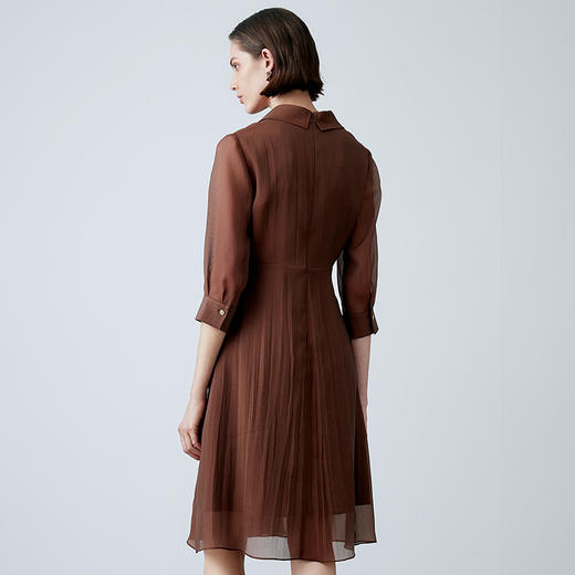 EITIE爱特爱夏季新款高级气质高腰修身显瘦连衣裙7807541 商品图4