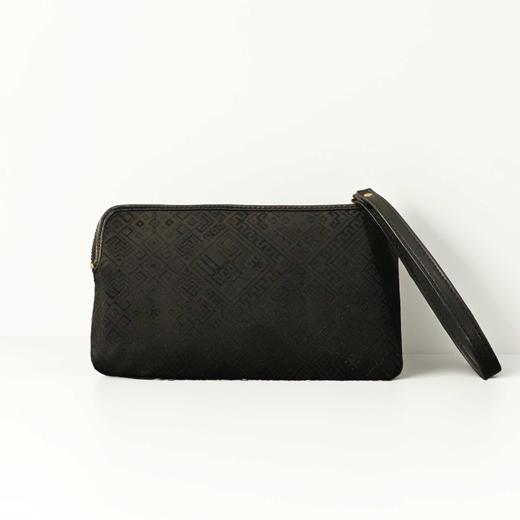 壮锦-黑色四燕纹手拿包 商品图1