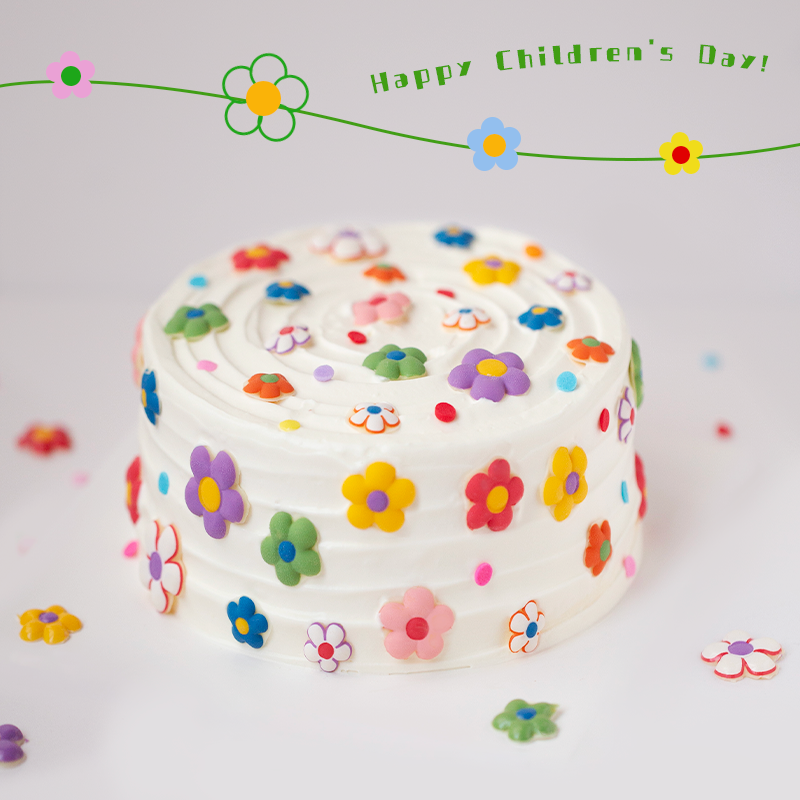 快乐宝贝「天真烂漫」草莓牛奶巧克力味蛋糕