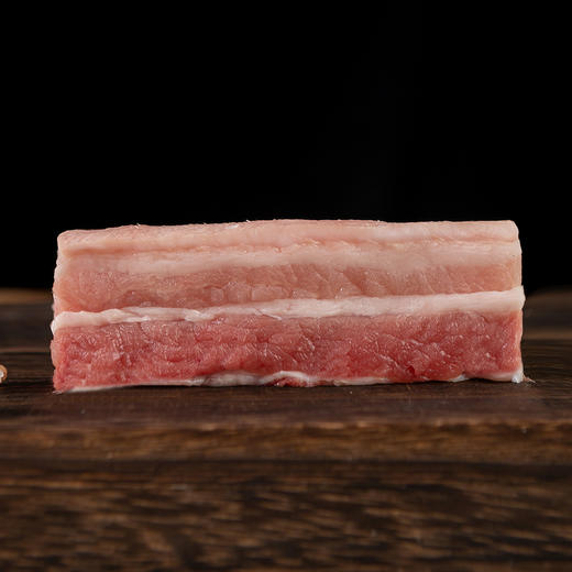 【膳博士】冰鲜带皮五花肉（嘉兴黑猪）：350g/盒*3盒 商品图2