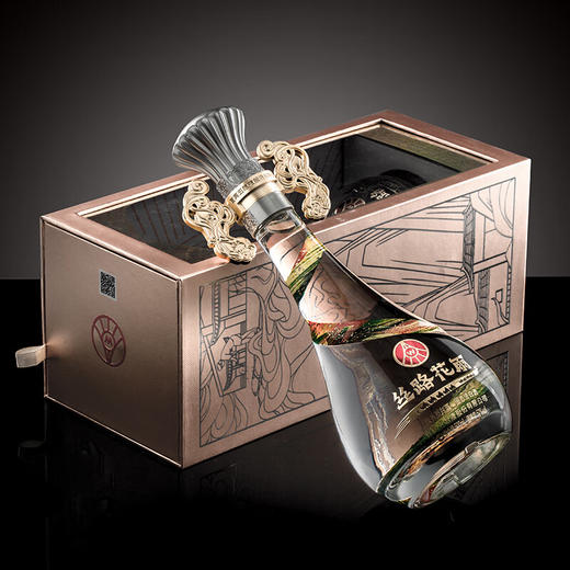 【买一送一】五粮液 丝路花雨 丝路文化纪念 浓香型 52度 500ml 商品图2