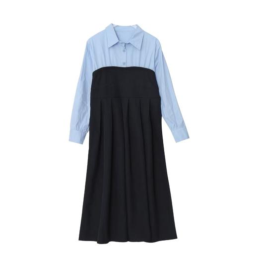 参与8折活动！超级福利【诗铭洛可】2026XC2376 连衣裙假两件春秋冬抹胸连衣裙 商品图2