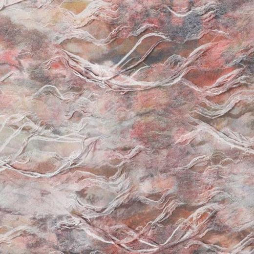 T3543夏季高级感新款男士美式扎染破烂设计圆领短袖T恤高街时尚上衣 商品图3