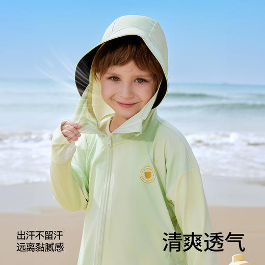 贝肽斯凉盾儿童防晒衣男女童夏新款婴幼儿宝宝防晒衫外套炫彩 商品图3