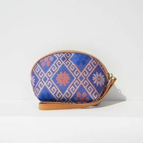 壮锦-菊满堂纹零钱包