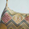 壮锦-杏黄色几何纹单肩包 商品缩略图1