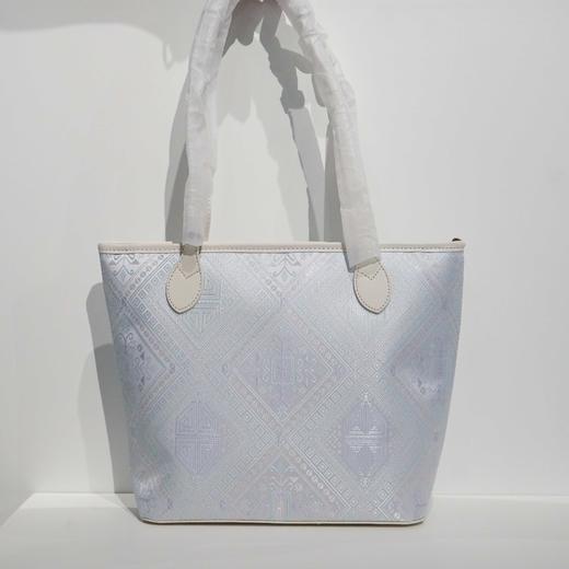 壮锦-米色蟒龙纹托特包 商品图3