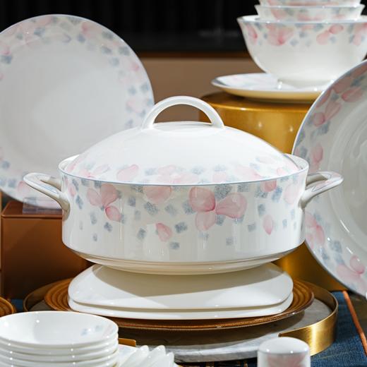 凡瑞斯花妍（釉中彩）10人用48头骨瓷餐具 商品图5